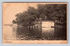 Akron OH-Ohio, Buchtel's Landing, Long Lake, Antique, Vintage Postcard picture
