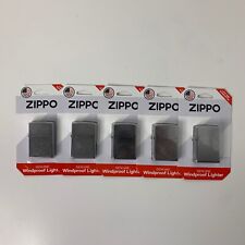(5) ZIPPO Windproof Lighter - Classic 207 BP Reg Street Chrome - New picture