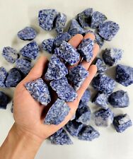 Blue Quartz Crystals AKA Sapphire Quartz - Bulk Rough Gemstones from Brazil picture