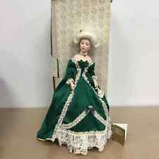 Vintage 1985 Franklin Heirloom Porcelain Doll Marie Antoinette In Original Box picture