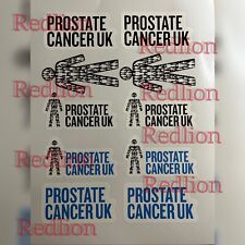 Prostate cancer Uk logo stickers Printed Laminated & Cut sizes between 8 & 4cm picture