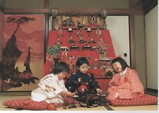 Postcard, Japan, Girls' Festival Day Hinamatsuri Unused Vintage March 3 picture