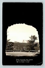 RPPC Mount Rushmore Through Tunnel Real Photo South Dakota 1955 Old Postcard picture