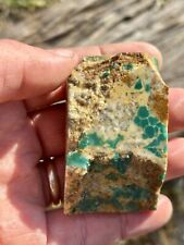 Old Hardy Pit Turquoise Cubes. Easy “chase the matrix”, ZERO WASTE 1/2 pound. picture