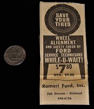 Vintage Newspaper Ad,RICHLAND, WA,1962 Romeri Ford,Stevens Ave,