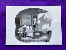 Charles Addams_PHANTOM SHADOW Art Card + BROADWAY Musical Logo Postcard_Stickers picture