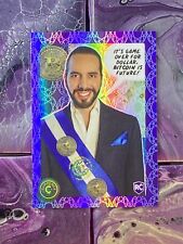 2023 Cardsmiths Currency Purple Amethyst #52 Nayib Bukele Rookie Card 21/49  picture