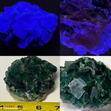 AWESOME BRIGHTLY FLUORESCENT GREEN FLUORITE, MADAGASCAR picture