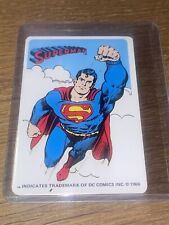 Vintage 1966 DC COMICS 🎥 Superman Card Game Playing Card Ace Of Spades RARE picture