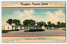 c1940's Knight's Tourist Court & Restaurant Mountain Home Arkansas AR Postcard picture