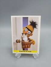 Sesame Street 1992 Ctw #68 Cat Kitten Bert Surprise For Ernie Cute Trading Card picture