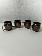 4 Vintage 2in Mini Metal Mugs Dash of That picture