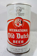 International Old Dutch Zip Top Beer Can Early Opening Instructional Top Lid picture