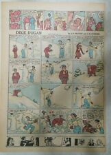 (26) Dixie Dugan Sunday Pages by Striebel & McEvoy from 1937 Size 11 x 15 inches picture