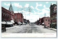 1909 Commercial Avenue Exterior Building Emporia Kansas Vintage Antique Postcard picture