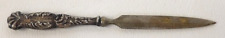 Antique RH&H Sterling Silver Repousse Letter Opener picture