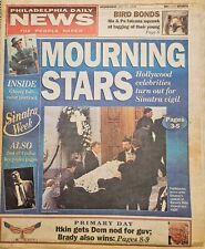 PHILADELPHIA DAILY NEWS NEWSPAPER 1998 FRANK SINATRA TRIBUTE WITH PHOTO MAY 20  picture