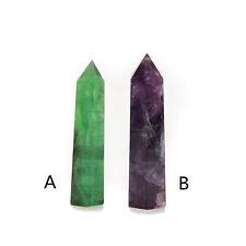 Green / Purple Fluorite Tower Point Size 90mm-110mm picture