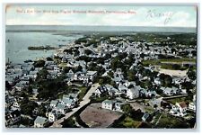 1913 Birds Eye View West From Pilgrim Memorial Monument Provincetown MA Postcard picture