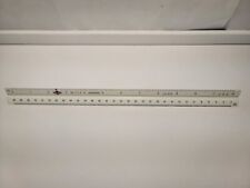 ALVIN  Triangular Scale Engineer Ruler  No. 111 P 12” Made In USA picture