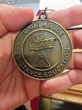 DARE Drug Abuse Resistance Education Medal Medallion School Police Vintage picture