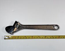 Utica Tools 8” Adjustable Wrench Model No. 91-8 Vintage Forged Alloy Steel USA picture