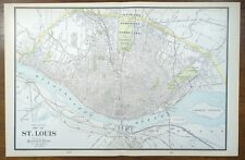 Vintage 1903 ST LOUIS MISSOURI Map 23