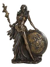 All Mother Goddess Frigga Holding Spear And Shield Statue Norse Asgard Wife Odin picture