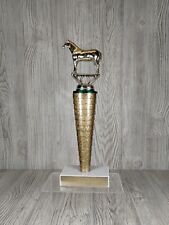 VINTAGE Horse Show Trophy PEAI-77 Equestrian Decor Award Office Barn picture