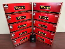 Zen Red King Size Full Regular Cigarette Tubes 10 Boxes Comes With BLACK Case picture
