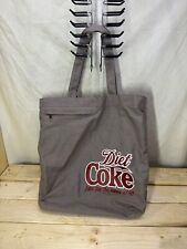 Diet Coke Canvas Bag Gray “Just for the Taste of it.” EUC picture