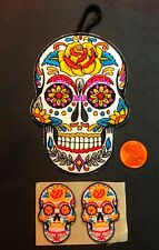 OA GILA LODGE 378 YUCCA 2018 NOAC Day of the Dead 3-PATCH SKELETON SUGAR SKULL 2 picture