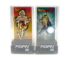 FiGPiN Dragon Ball Z SS Goku #1062 & SS Vegeta #1064 Collectible Pins Set of 2 picture