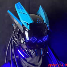 Cyberpunk Mask Luminous Character Screen Mask Cos Mobile Phone Control Halloween picture