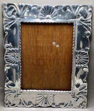 Vintage Mexican Pewter Handmade Picture Frame  picture