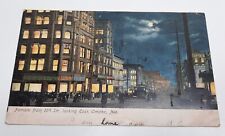 Farnam From 16th Street looking East Omaha NE 1906 Illustrated PostCard 1907  picture