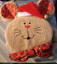Vintage Avon Christmas Mouse Corduroy Door Knob Cover picture
