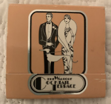 Vintage Matchbook Cover  The Waldorf Cocktail Terrace unstruck Silver Tips picture