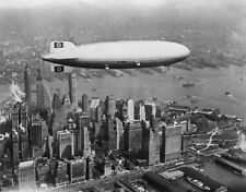 Hindenburg Flying over New York May 6th 1937 8.5x11 Photo picture