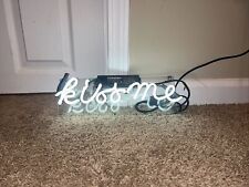 Neon Sign (Kiss Me)  4 1/2 X 14 picture