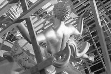 Vintage B & W 90s Photograph of Prometheus Statue at Rockefeller Center picture