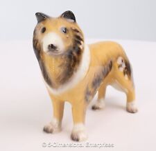 Hagen Renaker Mini COLLIE Dog Light Brown Figurine - Glossy Finish picture