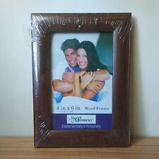 Sweet Memories Wood Picture Frame With Easel 4 in X 6 in Vertical/Horizontal NOS picture