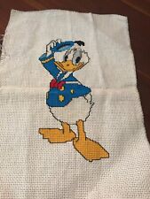 Donald Duck Cross Stitch picture