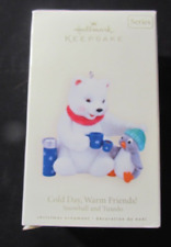 Hallmark Ornament 2008 “Cold Day, Warm Friends” Snowball & Tuxedo #8 In Series- picture