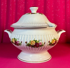 Royal Albert Old Country Roses Soup Tureen~Displayed-only Condition with Lid picture