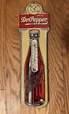 Rare Vintage Dr. Pepper Advertising Thermometer Sign Original Mid 1930’s picture