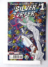 SILVER SURFER #1 - 2016 MARVEL COMIC - M. ALLRED ART - GALACTUS - BAGGED & BOARD picture