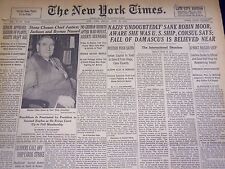 1941 JUNE 13 NEW YORK TIMES - HARLAN STONE CHOSEN CHIEF JUSTICE - NT 1464 picture