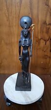 Ancient Lioness Sekhmet Statue holding Was scepter , Goddess of war and destroy picture